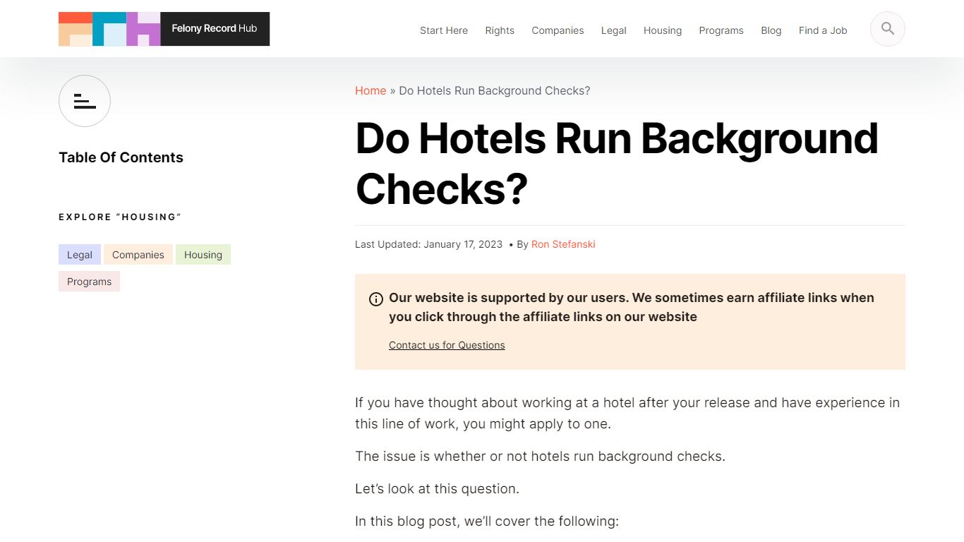 Do Hotels Run Background Checks? | Felony Record Hub
