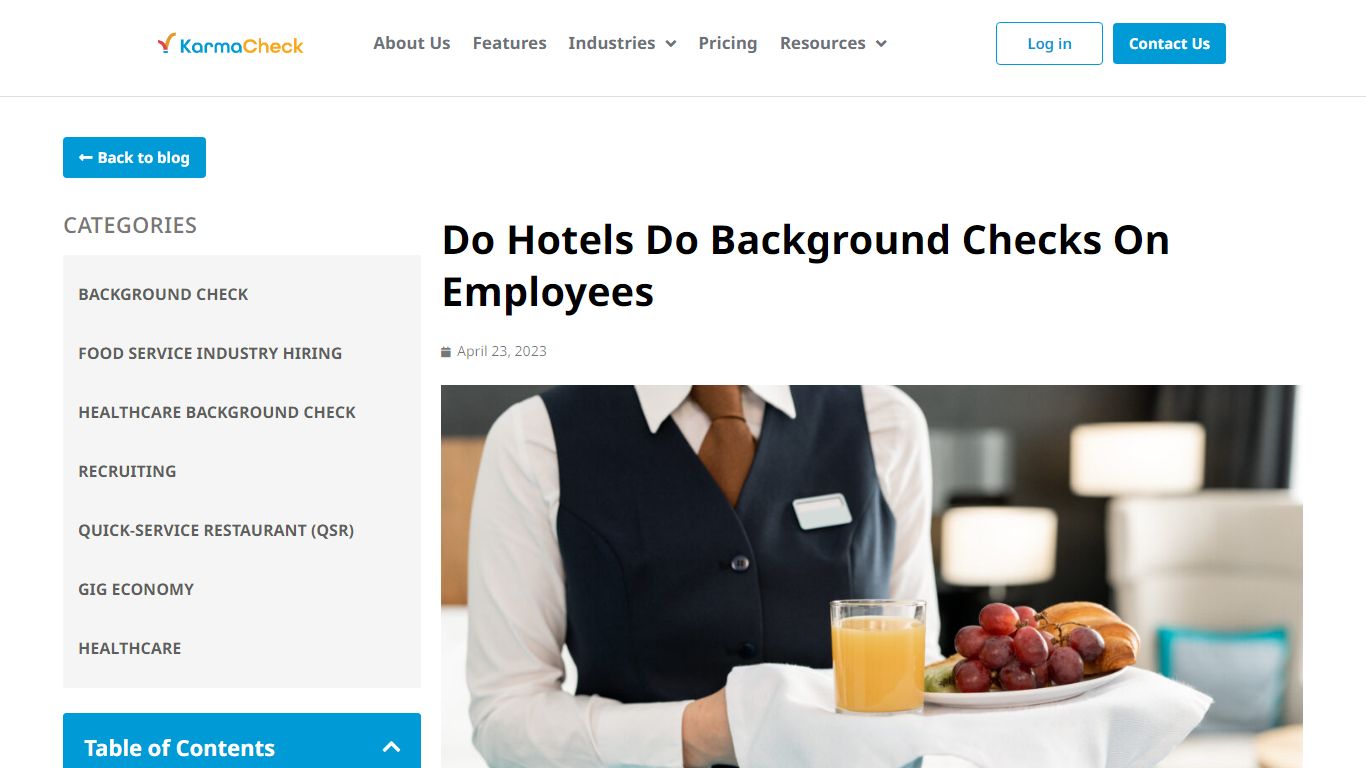 Do Hotels Do Background Checks On Employees - KarmaCheck